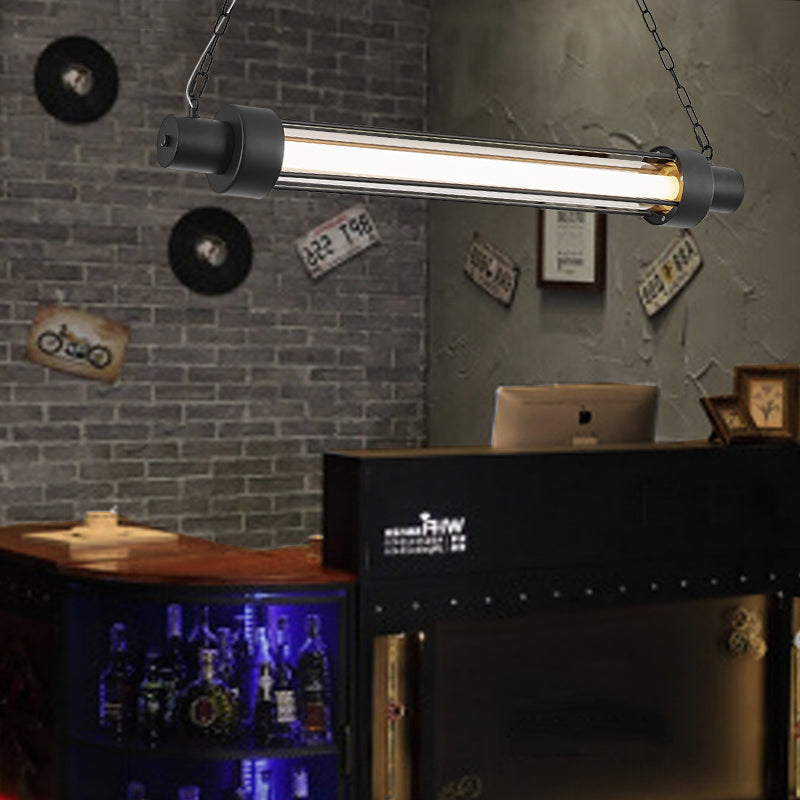 Luci a sospensione di pendente lineare Luci dell'isola Cenda contemporanea per l'isola della cucina