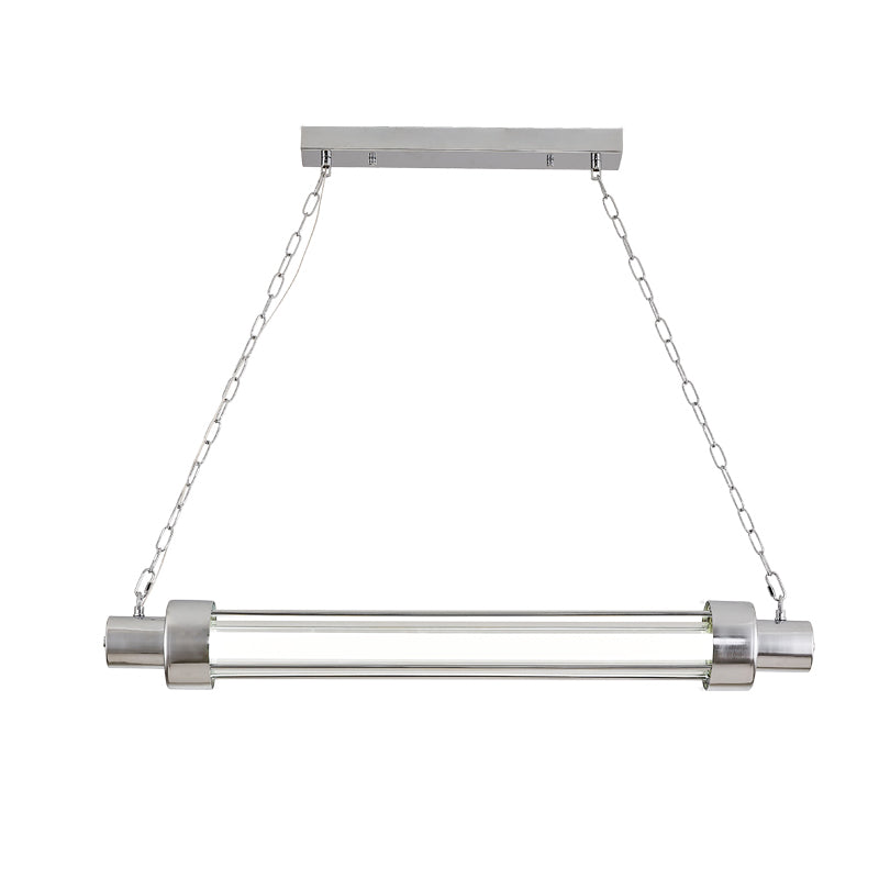 Luci a sospensione di pendente lineare Luci dell'isola Cenda contemporanea per l'isola della cucina