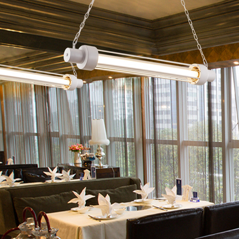 Luci a sospensione di pendente lineare Luci dell'isola Cenda contemporanea per l'isola della cucina