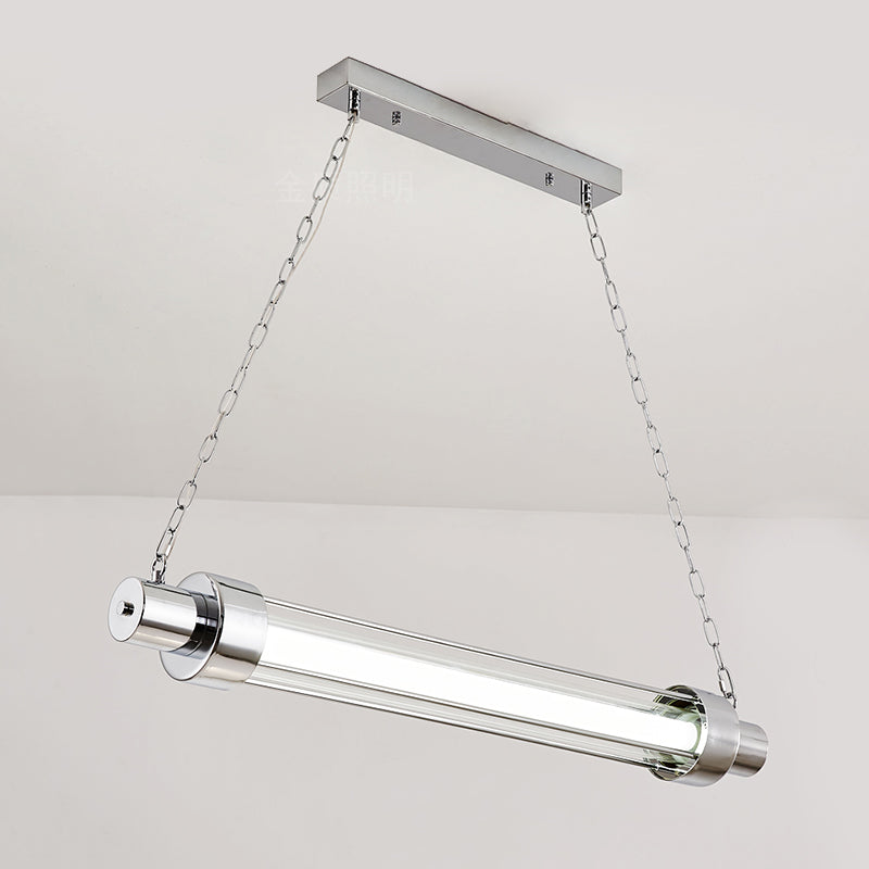 Luci a sospensione di pendente lineare Luci dell'isola Cenda contemporanea per l'isola della cucina