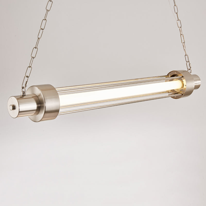 Luci a sospensione di pendente lineare Luci dell'isola Cenda contemporanea per l'isola della cucina