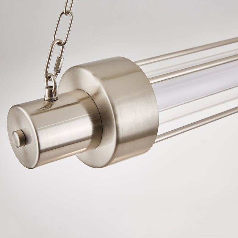 Luci a sospensione di pendente lineare Luci dell'isola Cenda contemporanea per l'isola della cucina