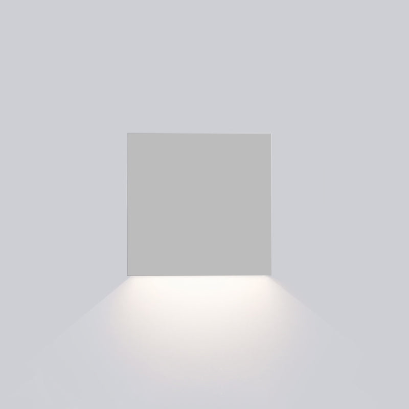 1-Light Wall Light Lamp Sconce Modern Style Geometric Aluminum Wall Mounted Lighting in Black