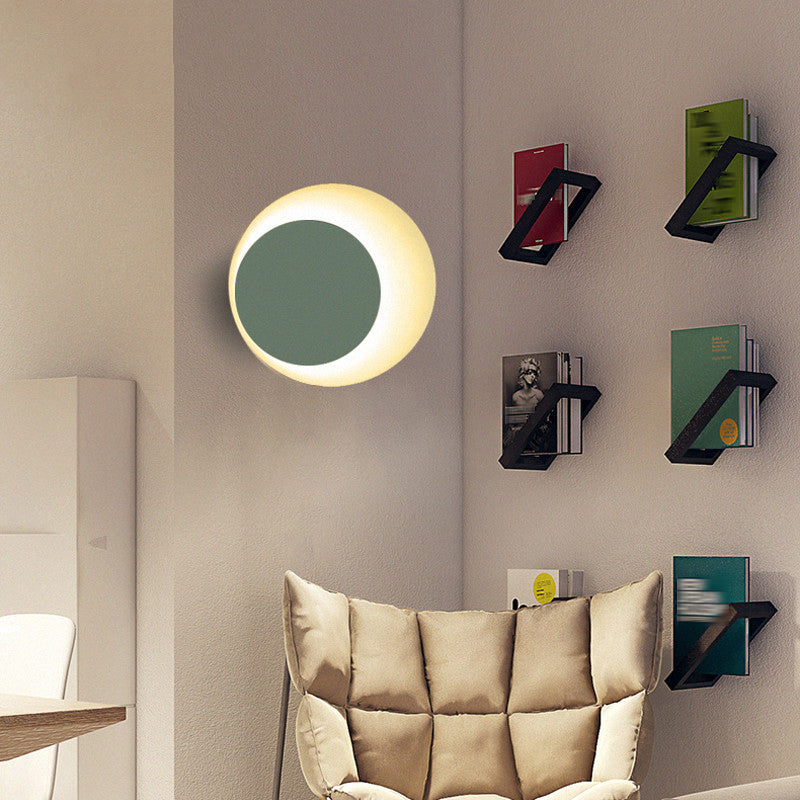 Moderni macaron moderni in stile ciotola ciotola sconde muro metallo 1 flioncini leggeri