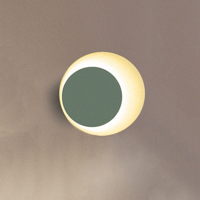 Moderni macaron moderni in stile ciotola ciotola sconde muro metallo 1 flioncini leggeri