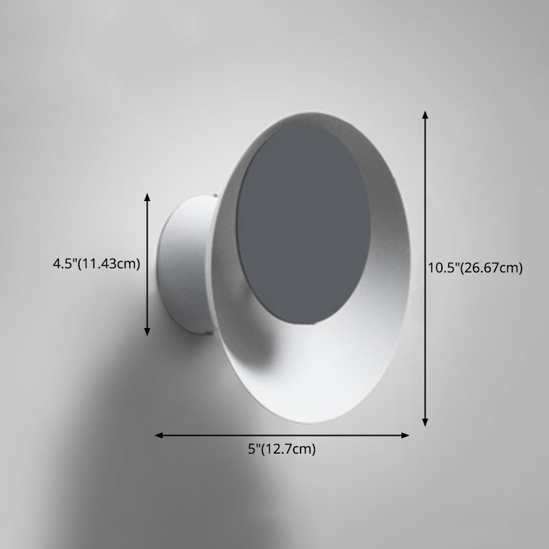 Moderni macaron moderni in stile ciotola ciotola sconde muro metallo 1 flioncini leggeri