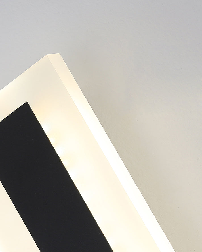 Sconce da parete lineare a 1 luce moderna illuminazione da parete in stile semplice moderno in nero