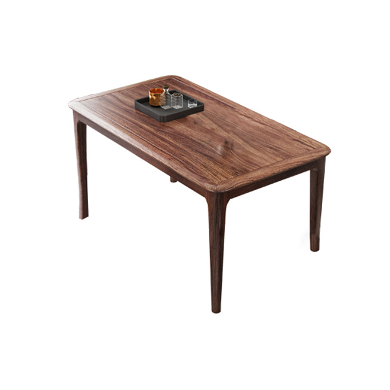 Modern Kitchen Solid Wood Dining Furniture Set with Rectangle Top Formal Dining Room Table Set