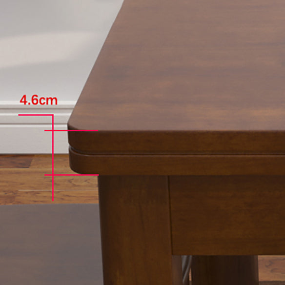 Traditional Standard Solid Wood Dining Room Set of Rectangle Shape for Kitchen Table Set