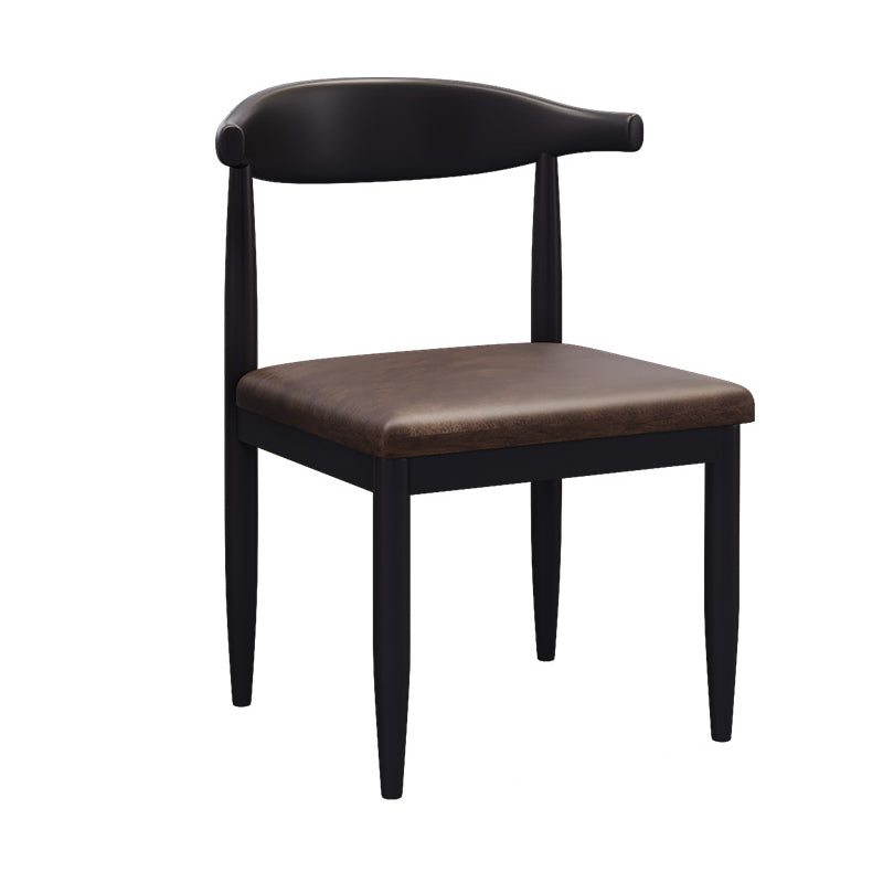 Industrial Dining Room Set with Rectangle Table and Black Legs Kitchen Table Set