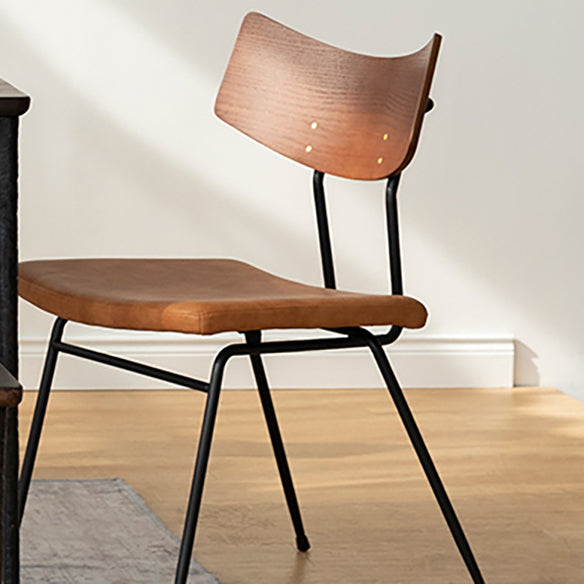 Industrial Dining Room Set with Rectangle Table and Metal Base Dining Set for Home Use