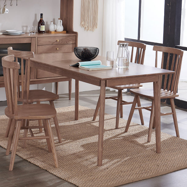 Modern Kitchen Wooden Dining Furniture Set with Rectangle Table Formal Dining Room Table Set