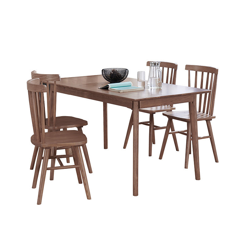 Modern Kitchen Wooden Dining Furniture Set with Rectangle Table Formal Dining Room Table Set