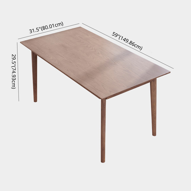 Modern Kitchen Wooden Dining Furniture Set with Rectangle Table Formal Dining Room Table Set