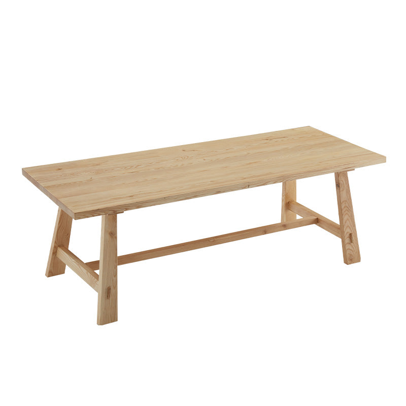 Modern Style Rectangle Dining Room Table Set with Solid Wood Dining Set with 4 Legs Table