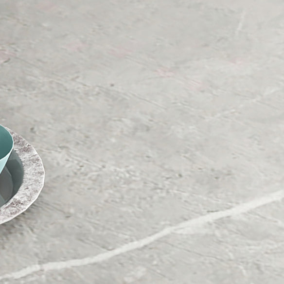 Minimalist Sintered Stone Dining Room Set with Rectangle Top and Pedestal Base Dining Furniture