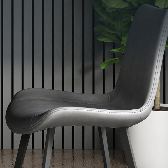 Minimalist Sintered Stone Dining Room Set with Rectangle Top and Pedestal Base Dining Furniture