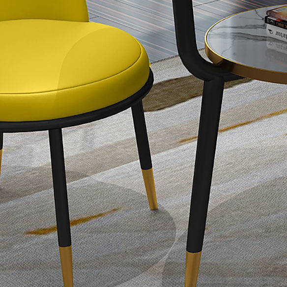 Glam Sintered Stone Dining Table Set with 3 Legs Base Dining Furniture for Home Use