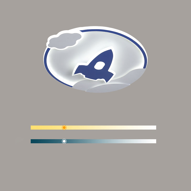 Kids Flush Mount Light Metal LED Ceiling Mount Light Fixture for Children's Room