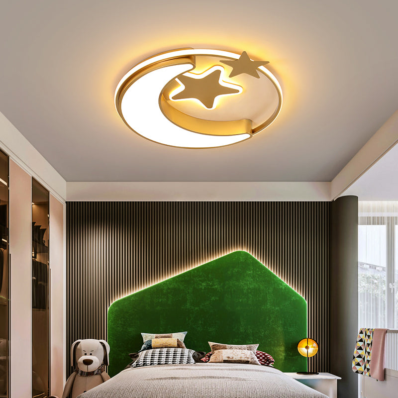 Kids Flush Mount Light Metal LED Ceiling Mount Light Fixture for Children's Room