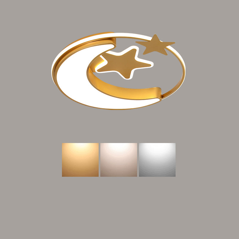 Kids Flush Mount Light Metal LED Ceiling Mount Light Fixture for Children's Room