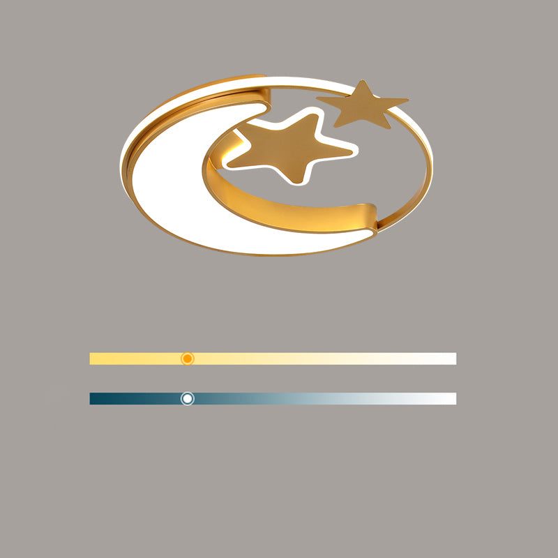 Kids Flush Mount Light Metal LED Ceiling Mount Light Fixture for Children's Room