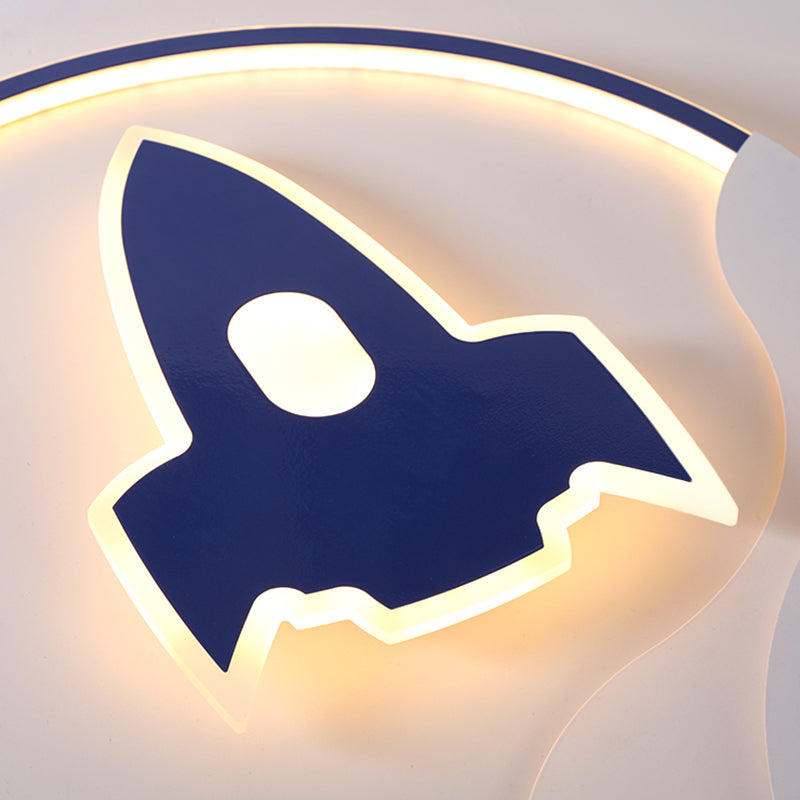 Kids Flush Mount Light Metal LED Ceiling Mount Light Fixture for Children's Room