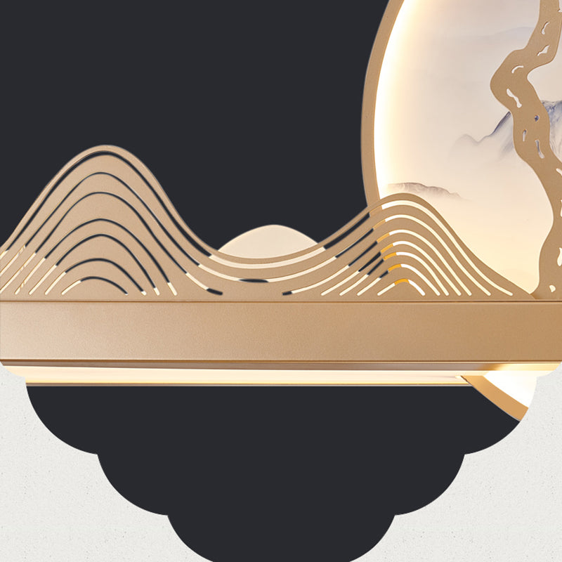 Lineair eilandhanger leidde Chinees modern plafond hanglampje voor eetkamer