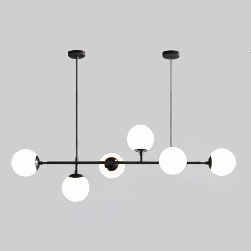 Modern Creative Globe Isola Light Light Iron Iron Spendant Light with Glass Shade