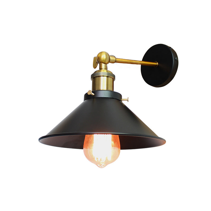 Kegelmetallische Wandmauermauerlichter Industrie 1-Licht-Leuchtenbeleuchtung