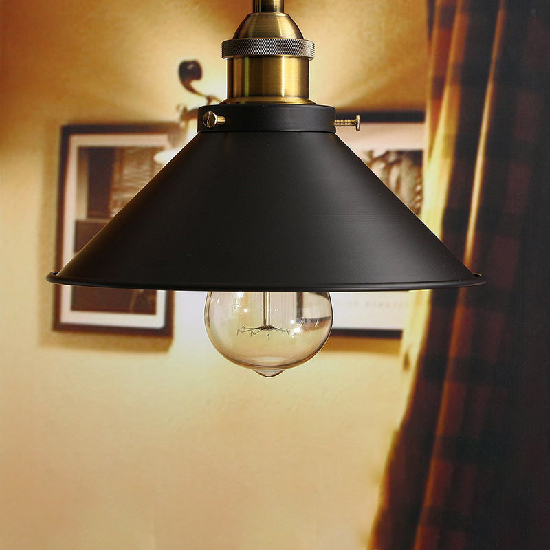 Kegelmetallische Wandmauermauerlichter Industrie 1-Licht-Leuchtenbeleuchtung