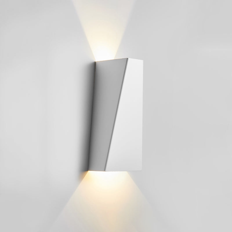Aluminium minimalisme wandlamp armatuur 1-licht LED SCONCE Licht voor slaapkamer