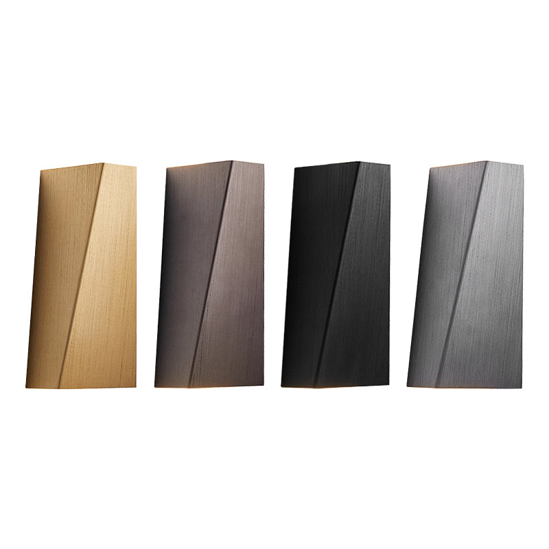 Aluminium minimalisme wandlamp armatuur 1-licht LED SCONCE Licht voor slaapkamer