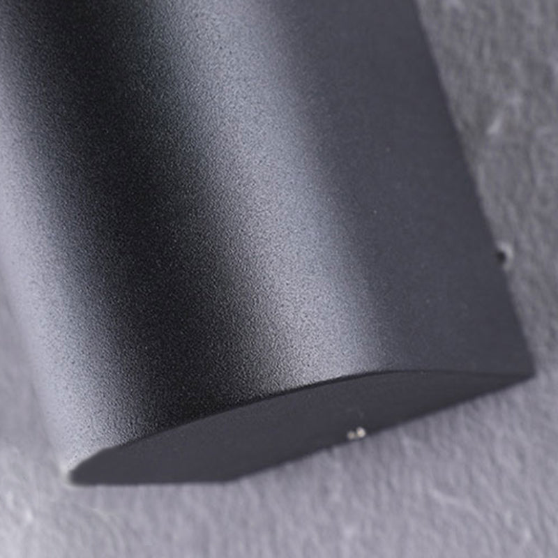 Moderner Stil schwarzer Leuchte Leuchte Geometrische Aluminium Wandleuchte Beleuchtung