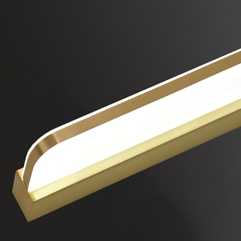 Modern Linear Vanity Sconce Lights Metal 1-Light Wall Lighting Fixture for Bathroom