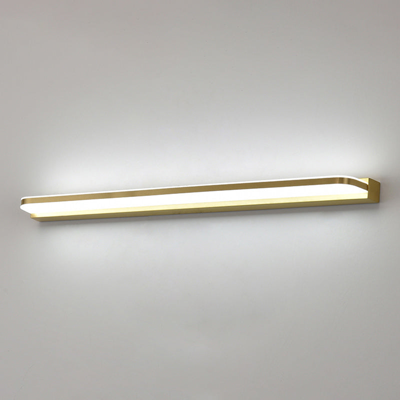 Modern Linear Vanity Sconce Lights Metal 1-Light Wall Lighting Fixture for Bathroom