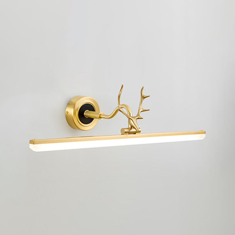 Metall lineare Schattenwandleuchten moderne 1 Kopfwandhalterung in Schwarz