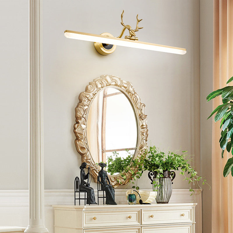 Metall lineare Schattenwandleuchten moderne 1 Kopfwandhalterung in Schwarz