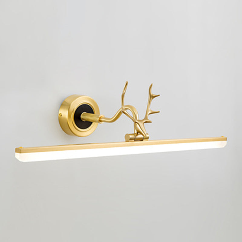 Metall lineare Schattenwandleuchten moderne 1 Kopfwandhalterung in Schwarz