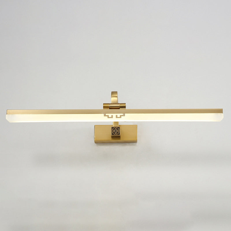 Lumières de nuance linéaire en métal Lights Modern Style 1 Témous Éclairage mural d'éclairage