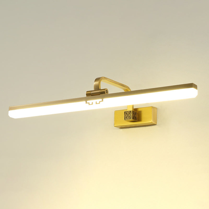 Lumières de nuance linéaire en métal Lights Modern Style 1 Témous Éclairage mural d'éclairage