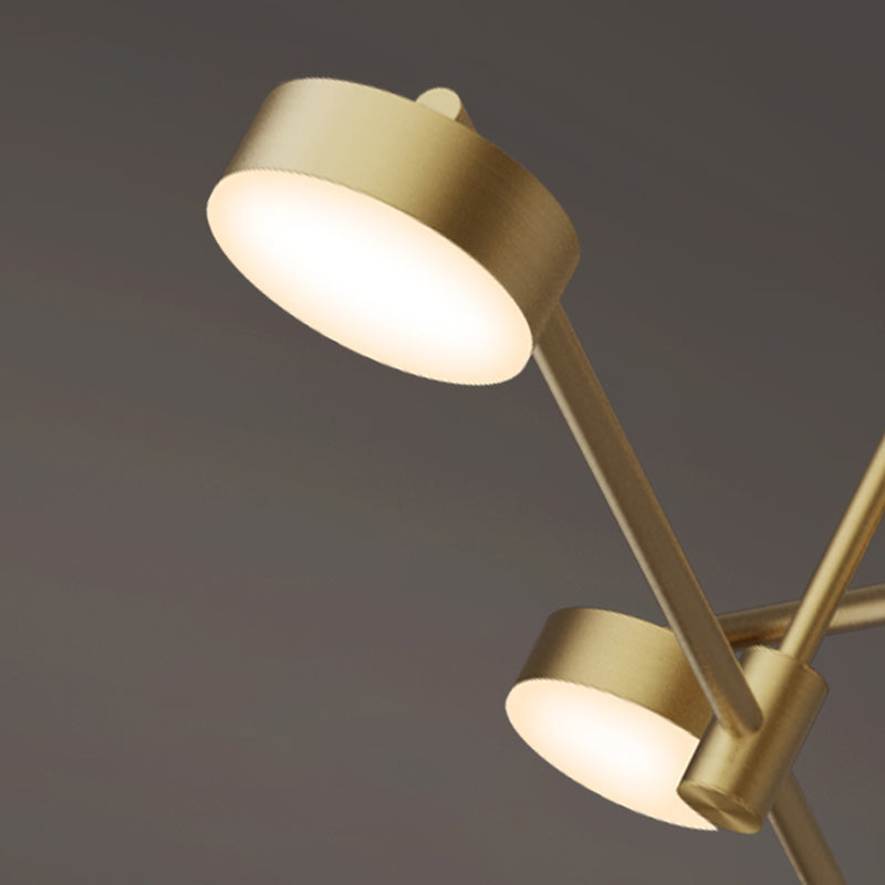 Modern Farmhouse Pendant Lighting Cylinder Chandelier Pendant Light Copper Chandelier