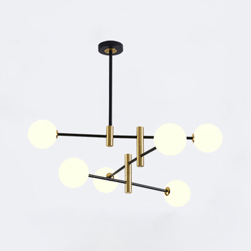 Moderni lampadari a LED Bubble lampadario lampadario Fissature di illuminazione vetro