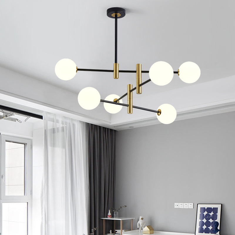 Moderni lampadari a LED Bubble lampadario lampadario Fissature di illuminazione vetro