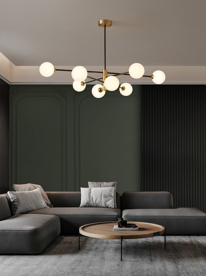 Modern Globe Chandelier Chandelier Pendant Light Glass Globe Chandelier