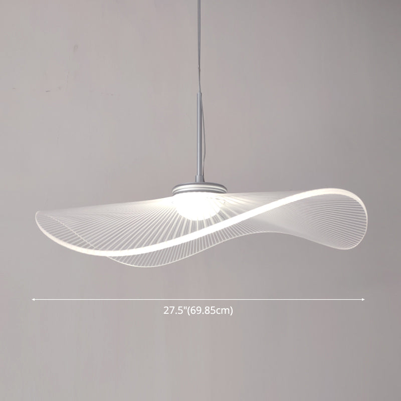 Acryl-zeitgenössischer Anhänger hanges Licht 1-Licht-Drop-Anhänger für Esszimmer