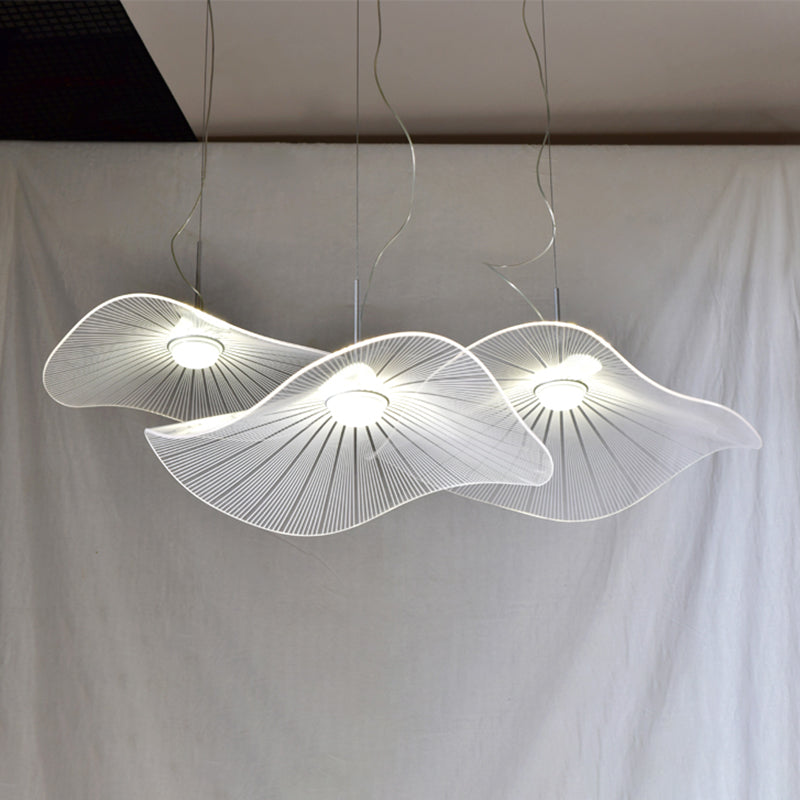 Acryl-zeitgenössischer Anhänger hanges Licht 1-Licht-Drop-Anhänger für Esszimmer