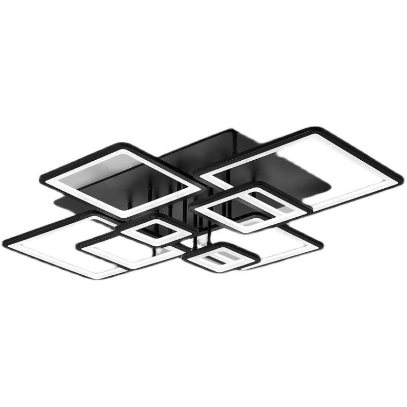 Lámpara de techo de montaje empotrado de metal contemporáneo para sala de estar y dormitorio