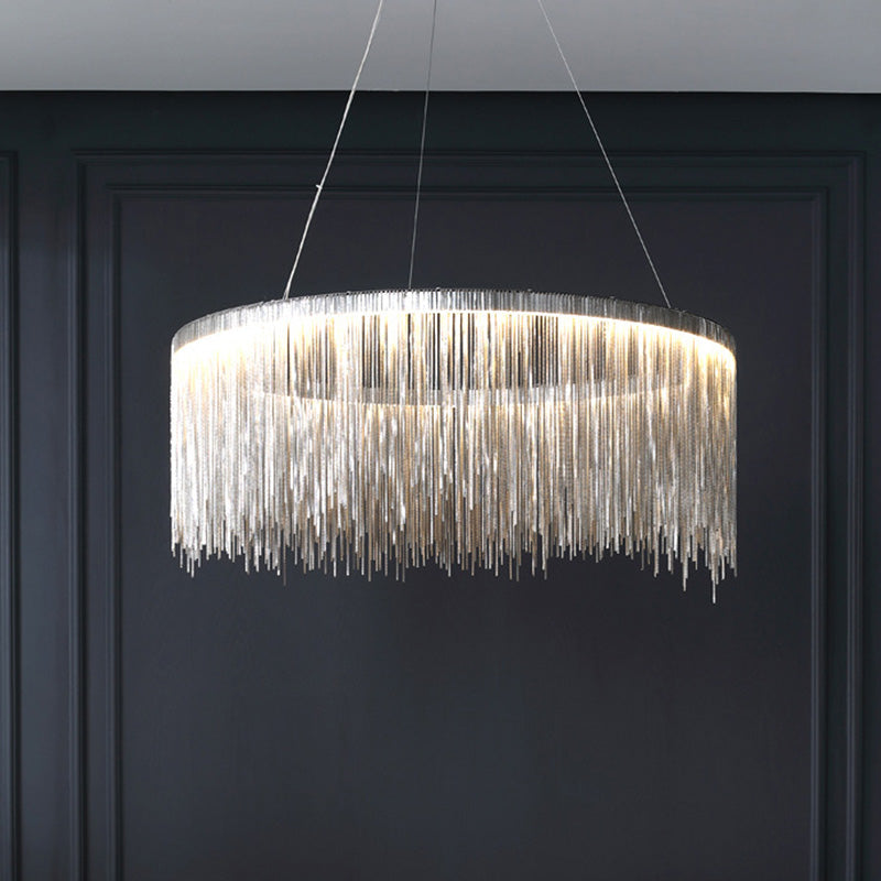 Lumières suspendues postmodernes Métal d'éclairage en suspension pour le salon salle à manger de salon