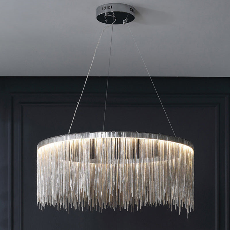 Lumières suspendues postmodernes Métal d'éclairage en suspension pour le salon salle à manger de salon